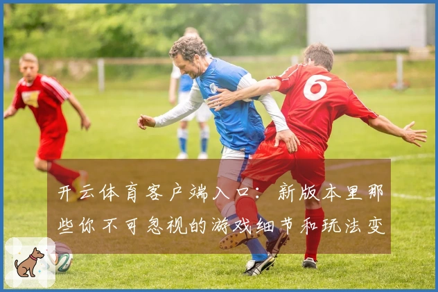 开云体育客户端入口：新版本里那些你不可忽视的游戏细节和玩法变化
